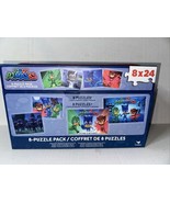 Pj Mask 8 Pack Of Puzzles With Storage Box 2 Giant 6 Basic For Ages 3+ - $15.88