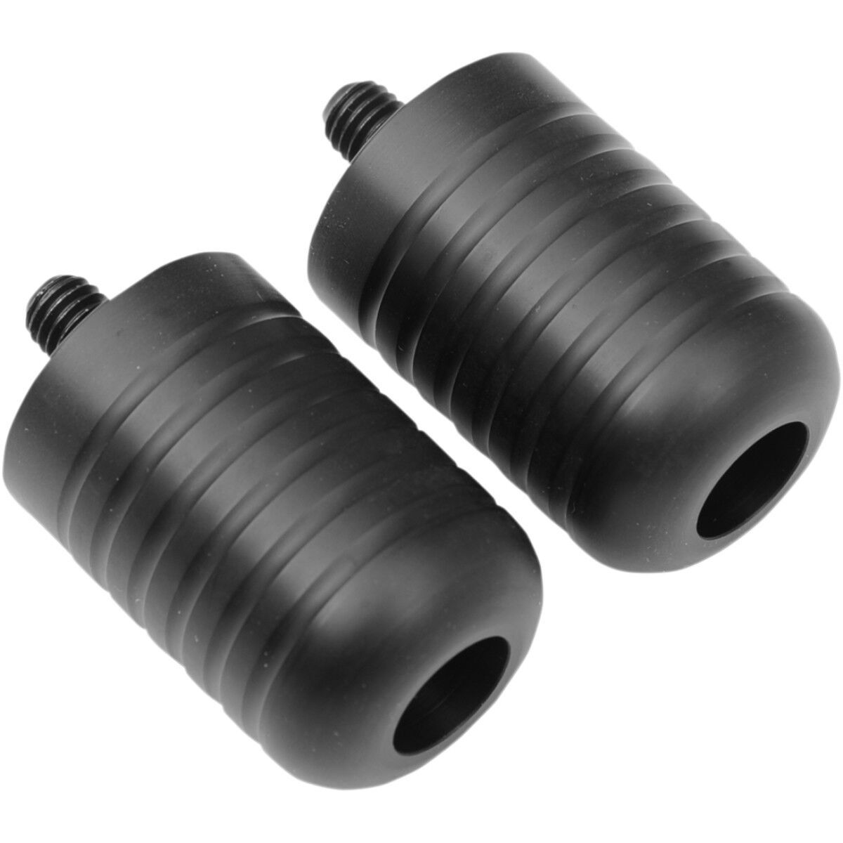 Black Acetal Polymer Bar End Sliders 2006-2016 Kawasaki NInja 650R EX650... - $14.57