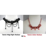 Tutorial  beaded Necklace, Beading Tutorial, Beadwork Tutorial, DIY, PDF... - $6.00+