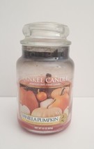 Vanilla Pumpkin Vintage Yankee Candle Large Jar 22 oz - USED - £19.78 GBP