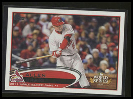 2012 Topps #329 Allen Craig Red - £1.52 GBP