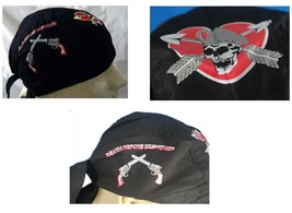 Death Before Dishonor Special Forces Usmc Skull Doo Do Rag Fitted Bandana Head - £10.35 GBP
