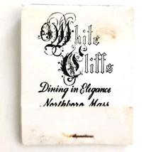 White Cliffs Restaurant Vintage Matchbook Massachusetts Matches Struck E19D - $19.99