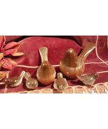Beautiful Woodland Fall Bird Family Dad Mom Kids Set of 6 Decor Autumn T... - $421.49 MXN