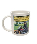 Humor Funny Hilarious Vtg Harley Davidson Genuine Relief Coffee Mug Cup - $355.08 MXN