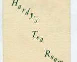 Hardy&#39;s Tea Room Restaurant Menu Watertown New York 1950&#39;s Outhouses - £27.68 GBP
