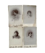 Antique Photograph Cabinet Card Photos Owatonna Minnesota Lot 4 Children... - $19.66