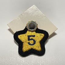 Small US American Legion gold tone Lapel Badge Vest Pin Souvenir Pin Back - $8.42