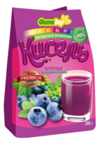 Фитодар Кисель Черничный натуральная основа Kisel Natural Jelly Blueberry 200g - £5.42 GBP