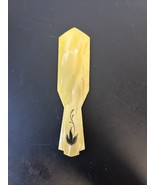 Vtg Yellow &amp; Butterscotch Celluloid Shoe Horn 5-9/16” - €9,28 EUR