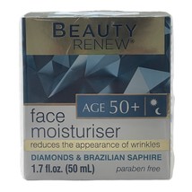 Age 50+ Face Moisturizer Diamonds Brazilian Sapphire Beauty Renew 1.7 OZ... - $267.99 MXN