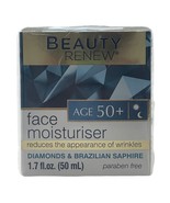 Age 50+ Face Moisturizer Diamonds Brazilian Sapphire Beauty Renew 1.7 OZ... - $267.99 MXN