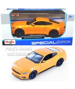 2015 Ford Mustang GT 5.0 1/24 Scale Diecast Model by Maisto - ORANGE w/ BOX - $46.99 CAD
