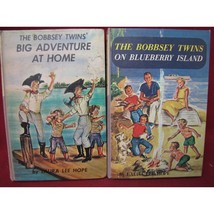 Lot 2 Vintage Bobbsey Twins Hardcover Books Laura Lee Hope - $19.79