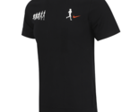 Nike Dri-FIT Run Energy Tee Men&#39;s Running T-Shirts Casual Black NWT FV83... - £45.82 GBP