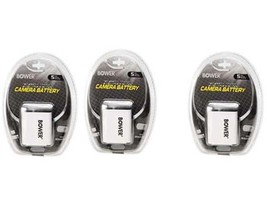 Three 3X NP-60 NP-60DBA Batteries For Casio EX-Z20 EX-Z21 EX-Z22 EX-Z29 EX-Z80 - £18.66 GBP