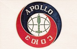Emblem Joint US/USSR Space Mission Apollo/Soyuz Test Project Postcard Unposted - £7.82 GBP