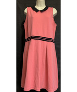 Elle Asymmetrical Sleeveless Dress Women&#39;s Size L Careerwear Fashion Pin... - $19.80