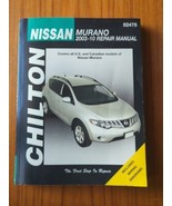 Chilton Nissan Murano 2003-2010 Repair Manual 52475 Automotive Car Auto ... - £14.98 GBP