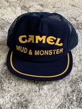 Vintage 80s 90s Camel Mudd and Monster mesh trucker Hat Cap Snapback rare USA - £63.75 GBP