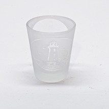 Nova Scotia Canada Shooter Shot Glass Frosted Collectible Vintage Made i... - $113.94 MXN