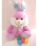 18&quot; Easter Bunny Plush Purple Blue SOFT Rabbit Large NWT Free Fast Shipp... - £12.80 GBP