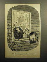 1960 Cartoon by Charles Addams - What&#39;s so amazing about a cardinal - $14.99