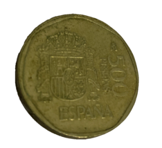 1987 Spain 500 Pesetas Spanish Juan Carlos coin - $1.84