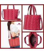 Kate Spade Ella Small Satchel Tote Cranberry Red Shoulder Bag Pink Gift ... - £71.12 GBP