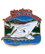 Alaska&#39;s Inside Passage Cruise Ship Whale Tail Mountain Enamel Pin Souvenir - €8,55 EUR