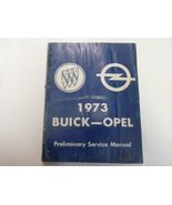 1973 Buick Opel Preliminare Servizio Manuale Worn Acqua Danneggiato Fabb... - €13,93 EUR
