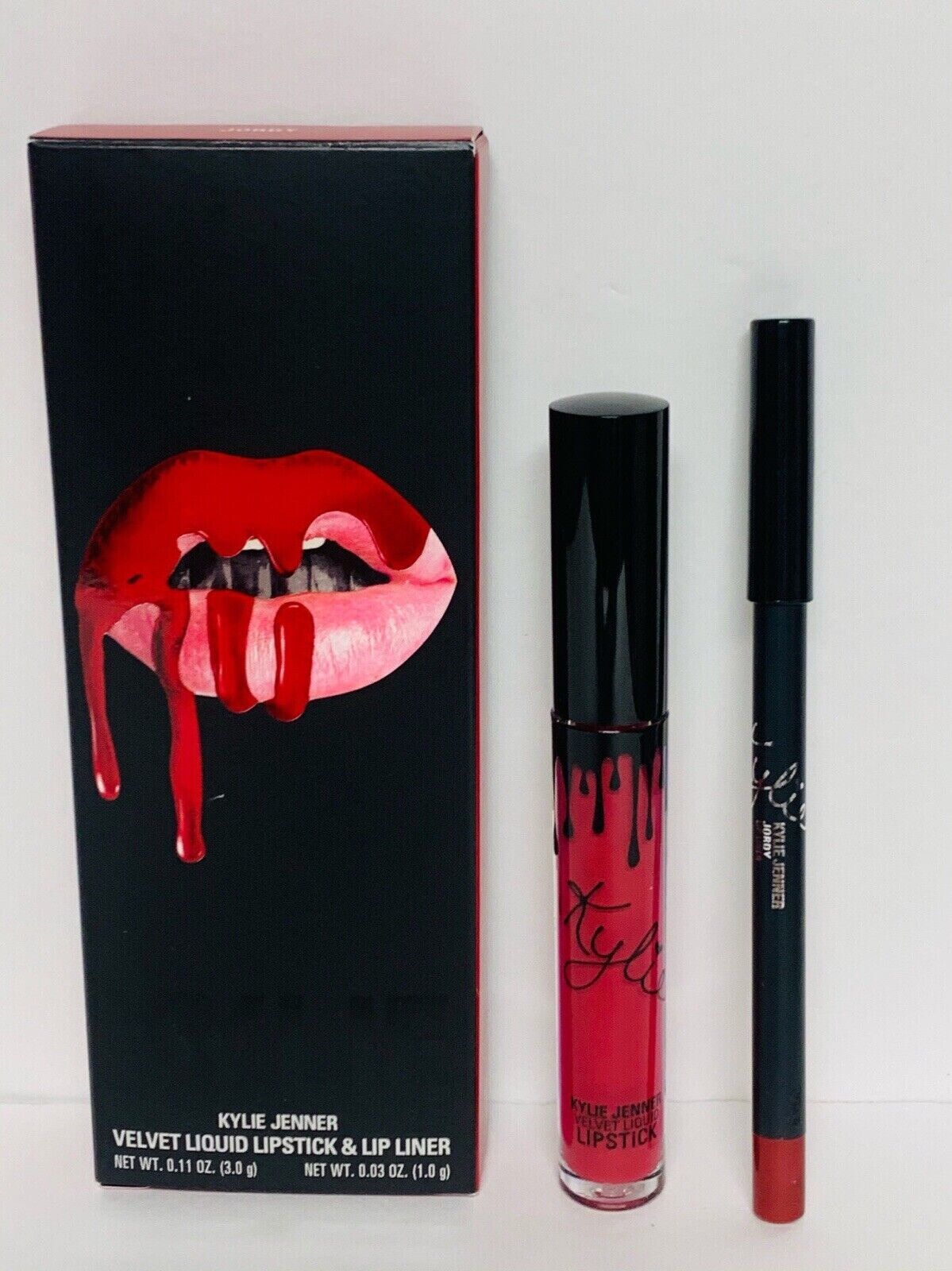 kylie cosmetics JORDY Lip Kit Velvet Liquid Lipstick & Lip Liner, Authentic - $35.49