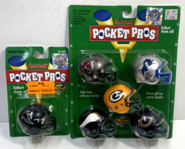 6 Riddell NFL Pocket Pros Helmets, 5 NFC/Central Chicago Bears + Atlanta Falcons - £15.64 GBP