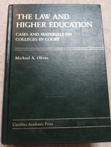 The Law And Higher Education Carolina Academic Press (Olivas 1989 Edition) - £22.80 GBP