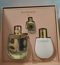 Chloe Nomade Perfume 2.5 Oz Eau De Parfum Spray 3 Pcs Gift Set - $120.98