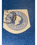 India REGISTRATION Two Annas EMBOSSED STAMP - RARE - $0.99