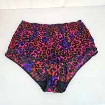 Vtg Vanity Fair Style Leopard Animal Print Nylon Hi Cut Granny Sissy Panties 7 L - £41.75 GBP