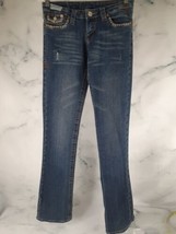 True Religion Womens Billy Jeans Straight Leg Blue Denim Cotton Stretch ... - $14.23