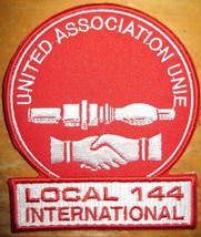UA Local 144 French Canadian PLUMBERS PIPEFITTERS STEAMFITTERS Union Patch - £7.85 GBP
