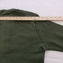 Authentic Red Camel 4-Button Men’s Green Cotton Sweatshirt Long Sleeve Sz Large image 11