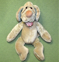 VINTAGE GANZ WRINKLES HAND PUPPET 18&quot; 1981 HOUND DOG PUPPY PLUSH TOY DOL... - $22.05