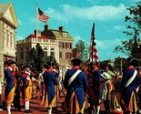 Vtg Chrome Postcard Walt Disney World 1970s Liberty Square Drum Corps Un... - $2.92