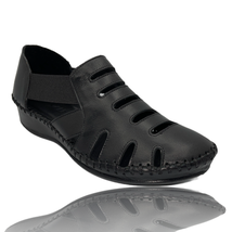The Maerdy Black Leather Sandal Final Sale! image 2
