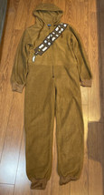 Official Star Wars Chewbacca Chewy Hooded One Piece Pajamas Adult Size Small - £9.36 GBP