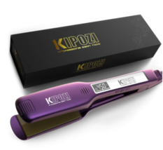 Kipozi Professional Titanium Flat Iron Hair Straightener With Digital Lc... - £39.17 GBP