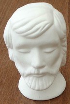 Ceramic Bisque Miniature Bust - READY TO PAINT - VGC - GREAT UNIQUE CERA... - £11.60 GBP