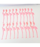 Vintage Pink Flamingo Swizzle Stick  Stirrer Cocktail Sticks 6&quot; Tall  Lo... - $49.71 CAD