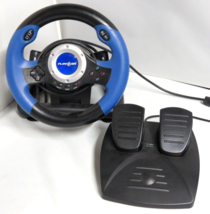 V8 Plus Racer, Play On Steering Wheel with Foot Pedals for PlayStation 2... - £31.57 GBP
