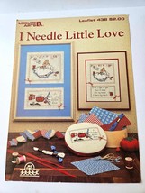 Leisure Arts Leaflet 438 I NEEDLE LITTLE LOVE Cross Stitch Pattern Book ... - $4.00