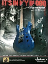 Megadeth Chris Broderick Signature Jackson Pro Series Soloist HT6 HT7 guitar ad - £2.86 GBP